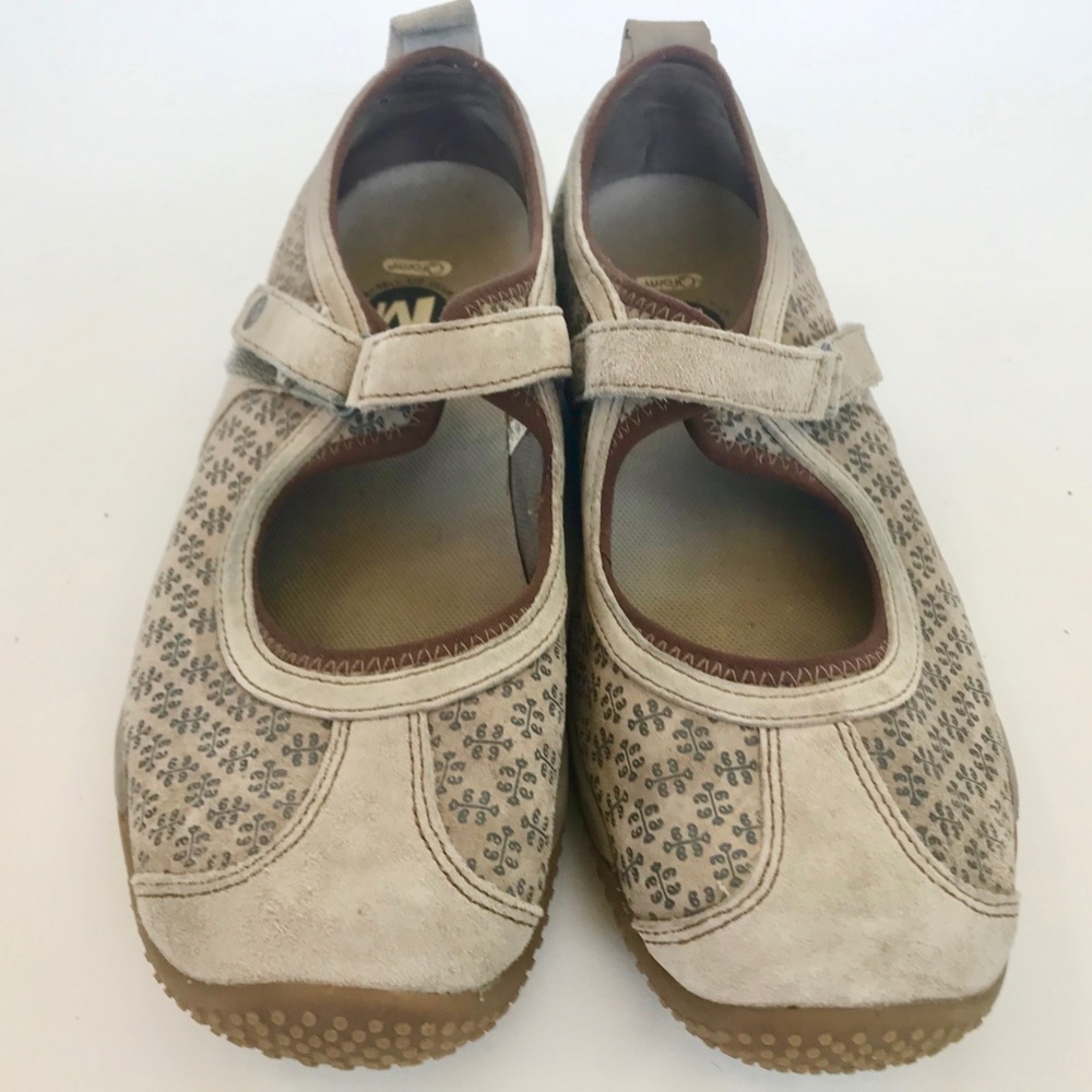 Merrell Circuit Taupe Print Mary Janes Women's 8.5